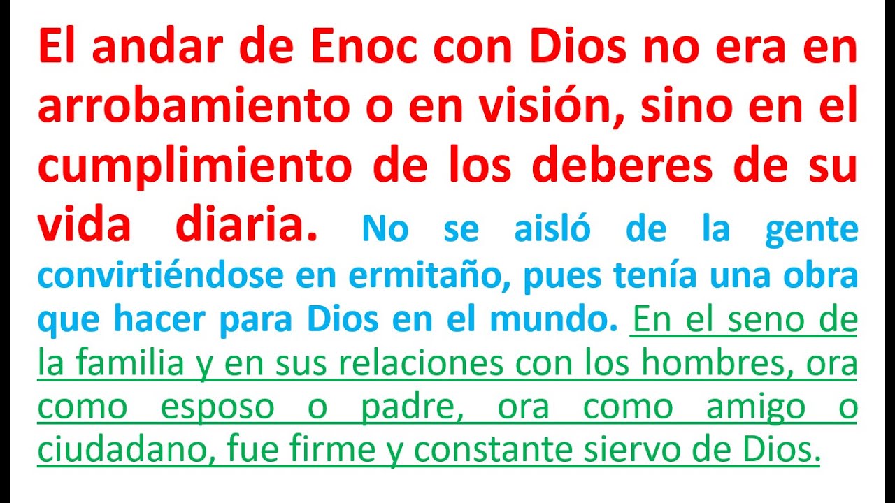PATRIARCAS Y PROFETAS. Cap-6  Set y Enoc