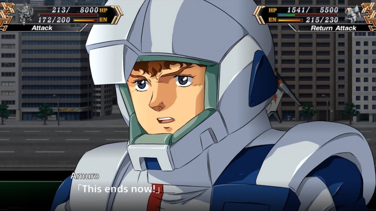 Super Robot Wars V (EN) - Amuro vs Amuro (Nu Gundam VS Amakusa Bio-Brain)(DLC)[CCA Crossbone]