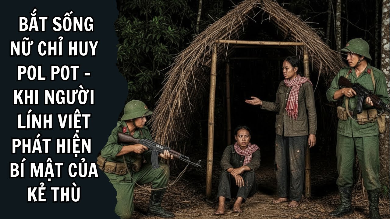 CHIẾN TRƯỜNG K Bắt Sống Nữ Chỉ Huy Pol Pot   Khi Người Lính Việt Phát Hiện Bí Mật Của Kẻ Thù