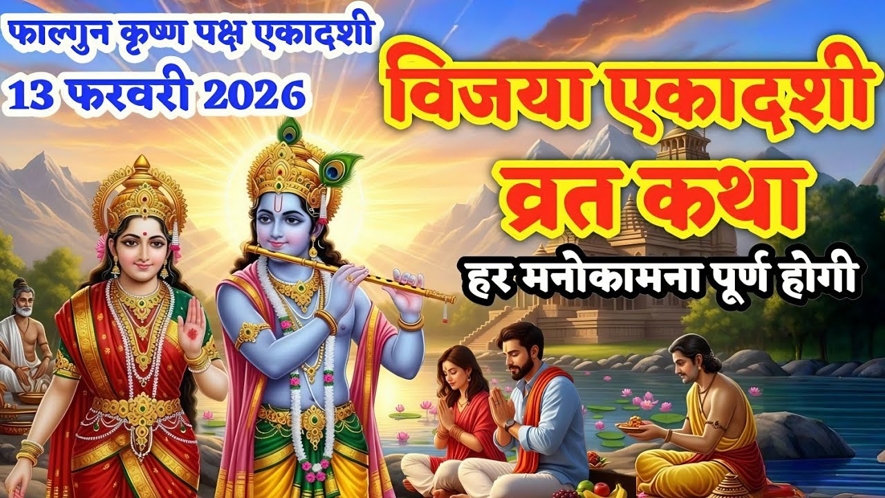 विजया एकादशी व्रत कथा सुनते ही हर बाधा होगी दूर | Vishnu Kripa, ekadashi vrat katha vijaya ekadashi 