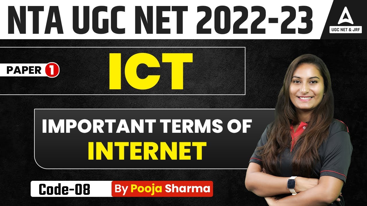 UGC NET 2023 | ICT | Important Terms of Internet | UGC NET ICT Paper 1