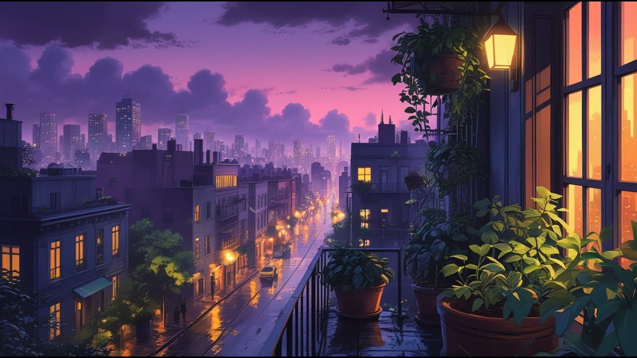 Cozy Rainy Night Lo-Fi Beats 🎧 Relaxing Music for Studying, Sleeping, or Winding Down
