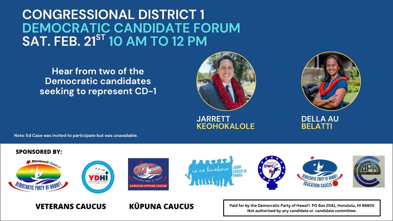 CD-1 Candidate Forum - Feb. 21, 2026