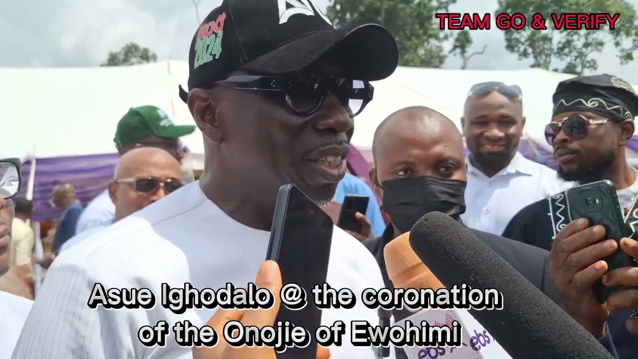 Asue Ighodalo @ the coronation of the Onojie of Ewohimi