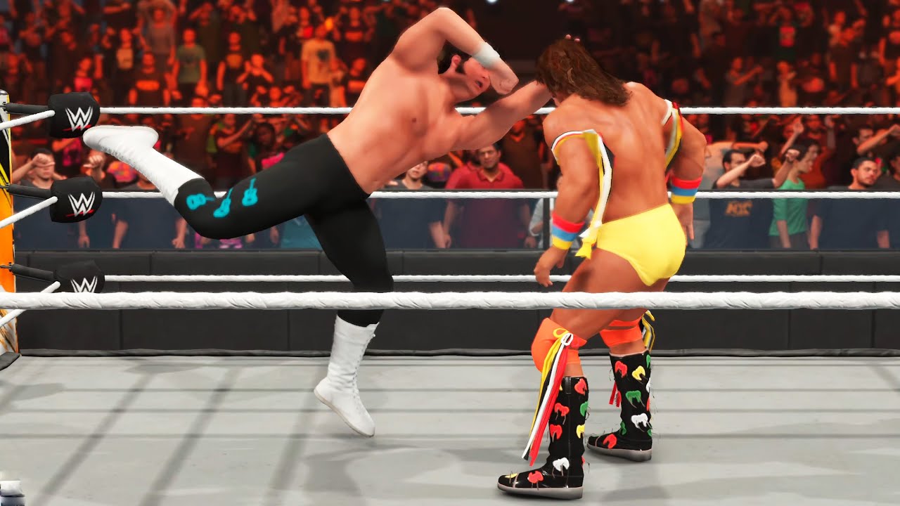 WWE 2K25 - The Honky Tonk Man vs Ultimate Warrior - Gameplay (PS5 UHD) [4K60FPS]