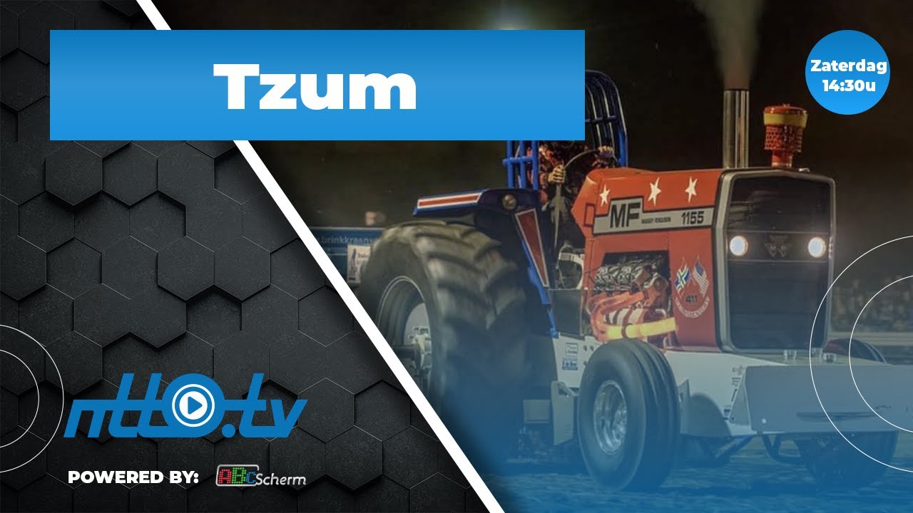 Tractorpulling Tzum Zaterdag | NTTO.tv livestream