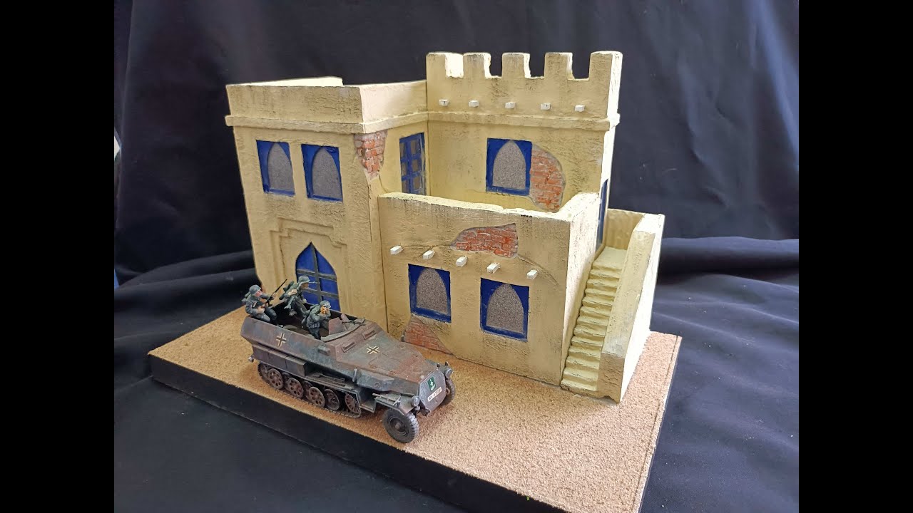 How to make a North African house diorama