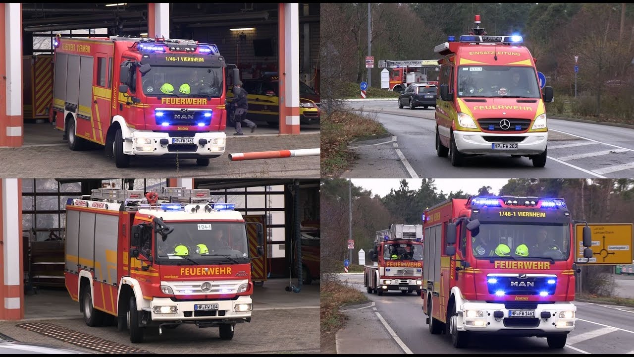 [Neues LF 20] Löschzug der Freiwilligen Feuerwehr Viernheim rückt aus