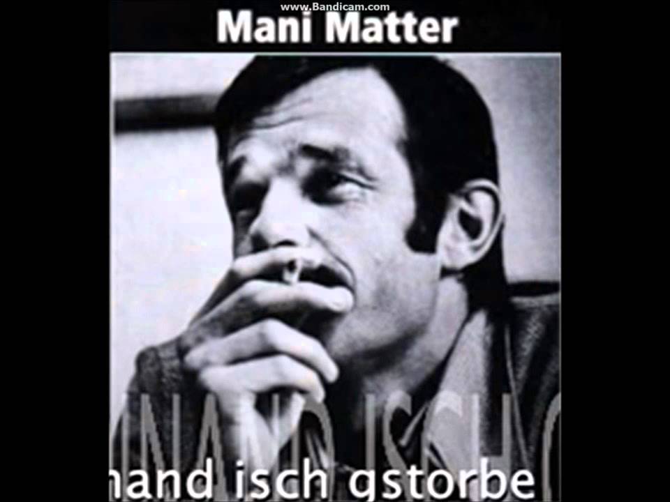 Mani Matter Dr Ferdinant isch gschtorbe