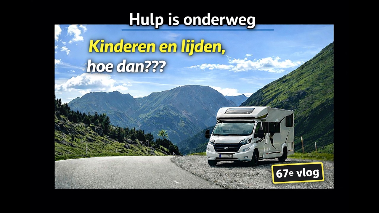 Hulp is onderweg 67e vlog   onderweg dorpjes regen wind en een vraag