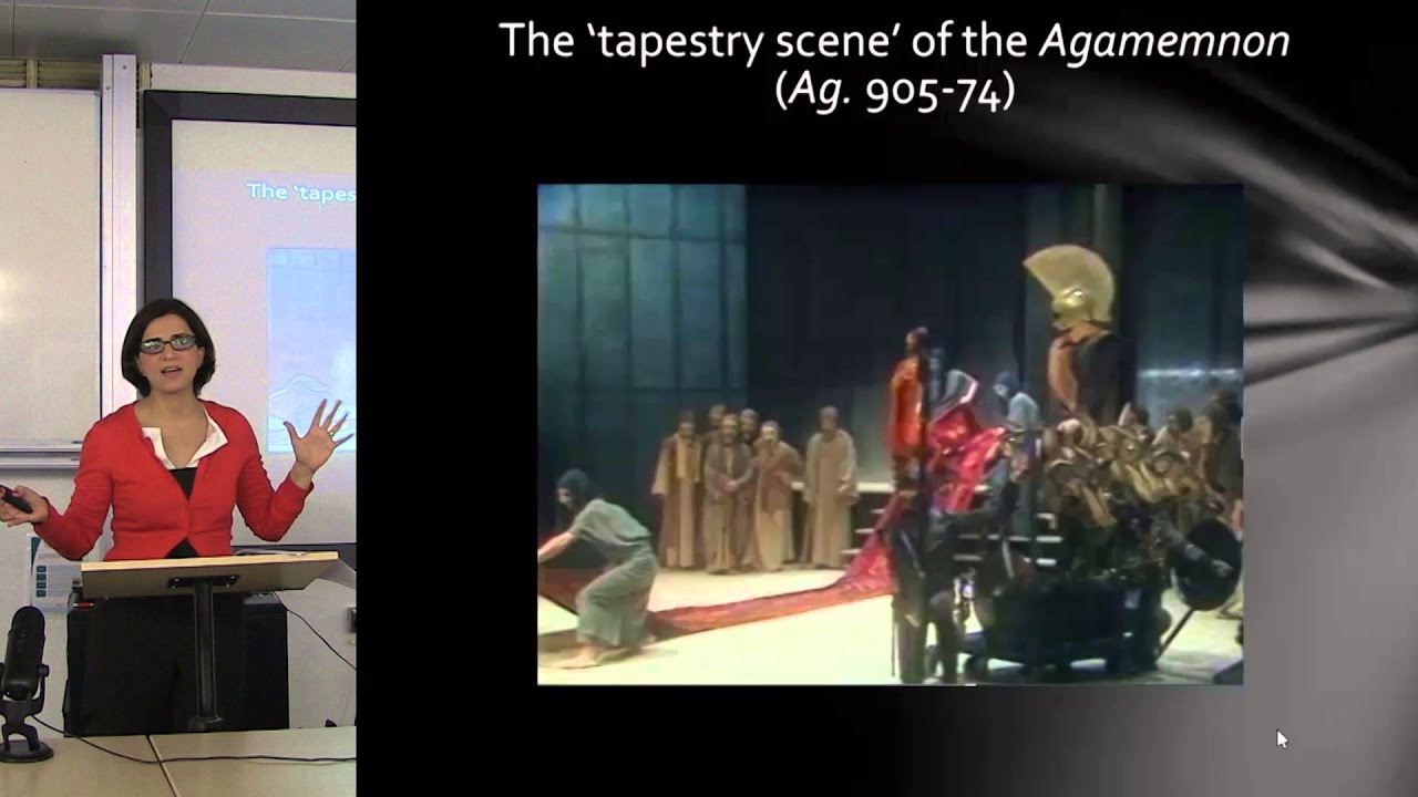 Where are the Erinyes in Aeschylus' Oresteia?
