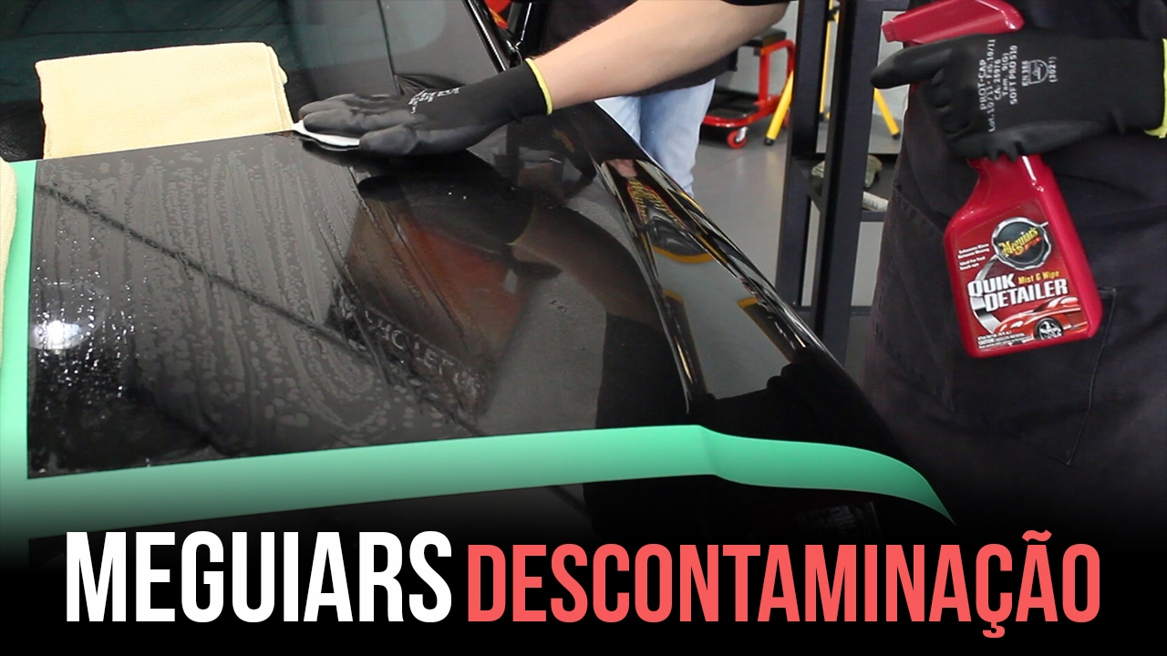 Descontaminação de Pintura Meguiars - Clay bar e Quik Detailer