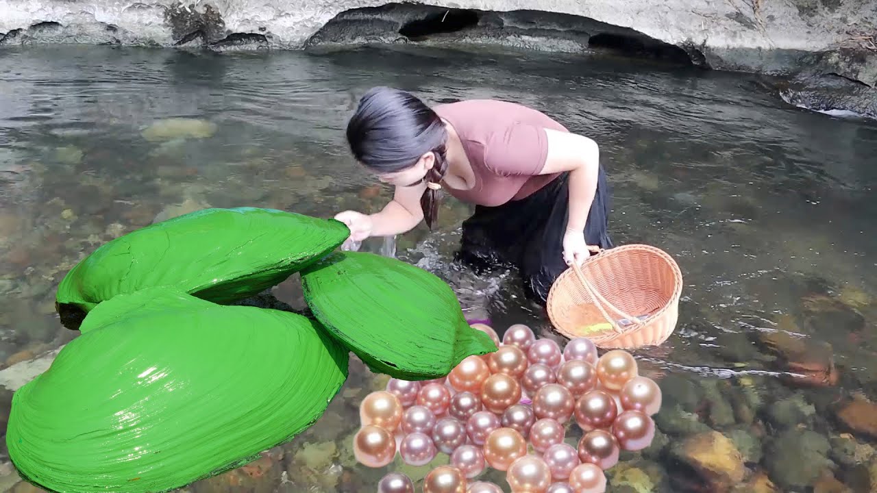 🎁 💎 From Dirt to Diamonds: Girl’s Wild Discovery of a Gem-Filled Mutant Clam!