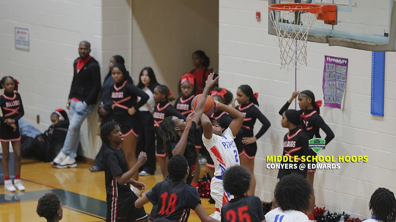 CAN CONYERS BOUNCE BACK FROM THEIR FIRST L OF THE SEASON? MIDDLE SCHOOL HOOPS IN THE DIRTY BRUH.