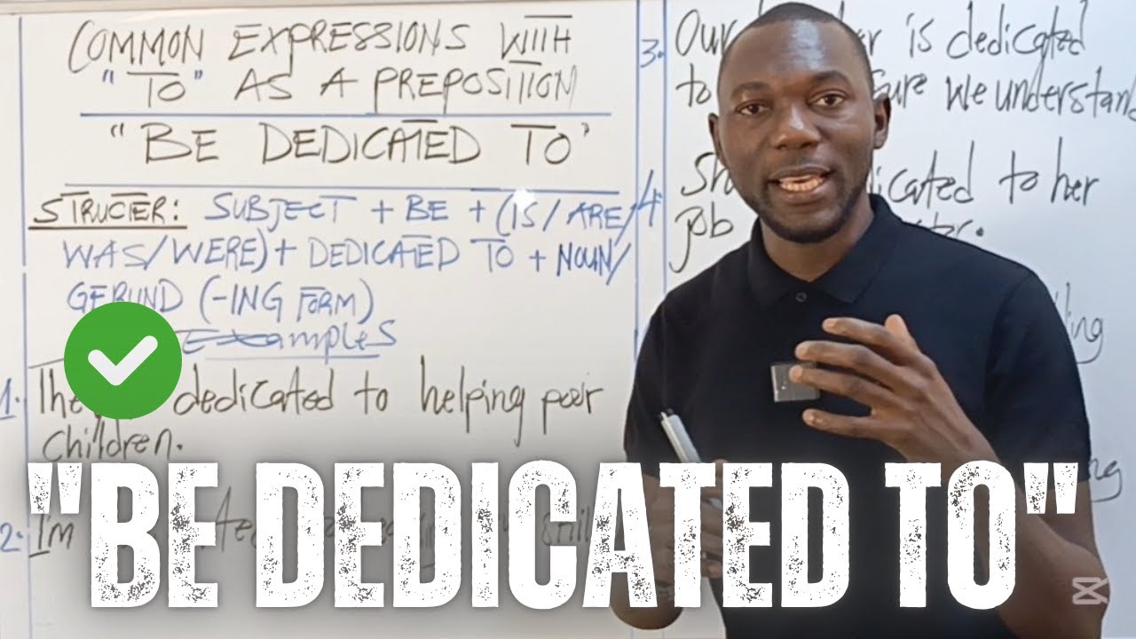 Be Dedicated To — Maana, Matumizi na Mifano | Somo la Kiingereza kwa Kiswahili