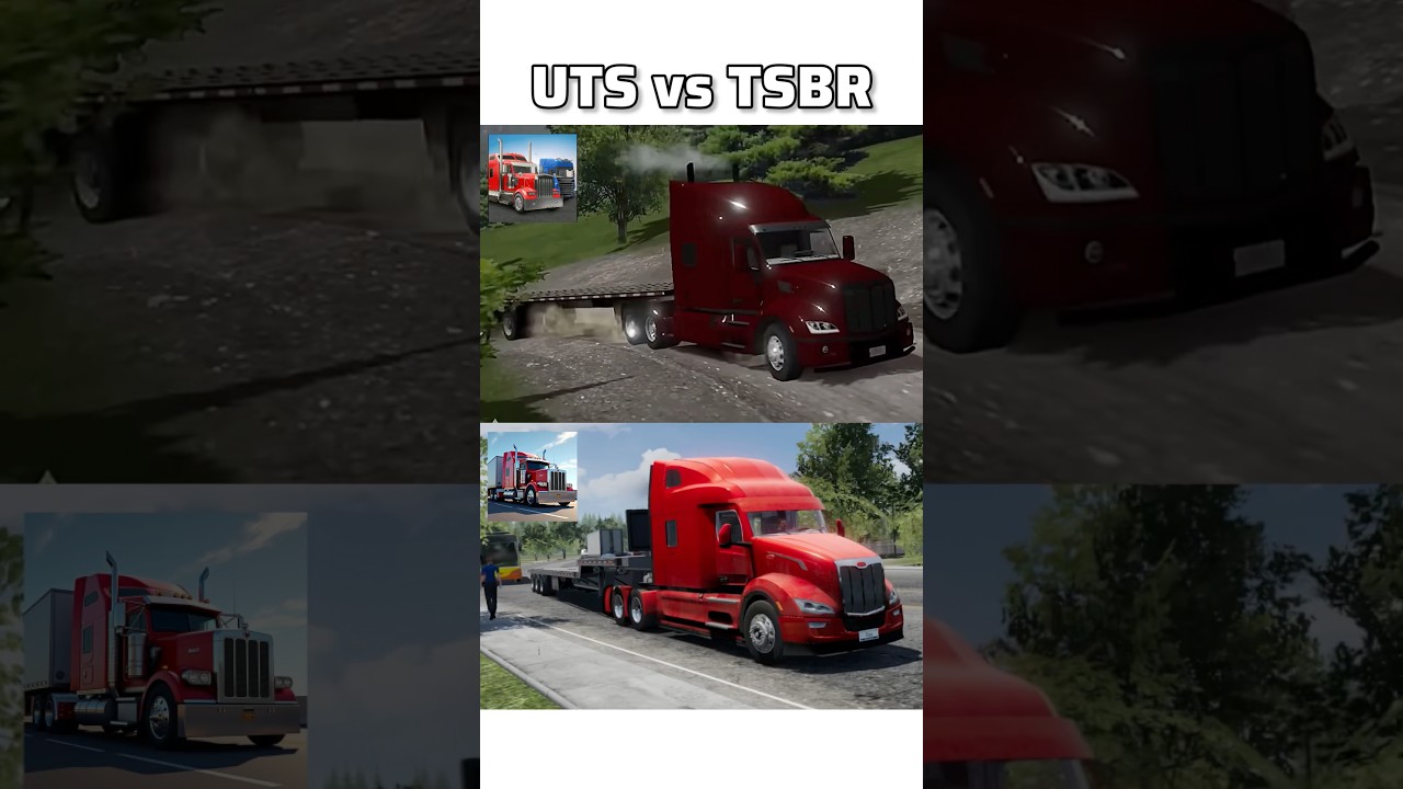Universal Truck Simulator vs Truck Simulator Big Rigs Graphics Comparison