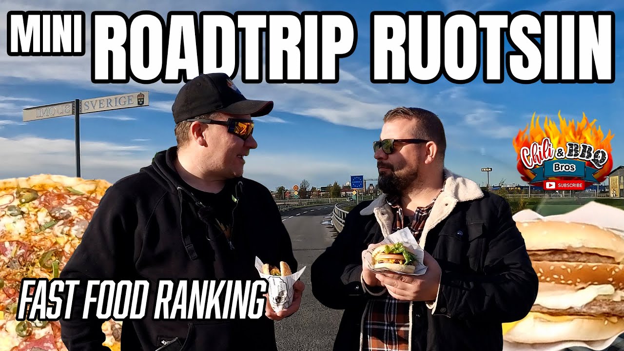 Fast Food Ranking | Mini roadtrip ruotsiin (4K)
