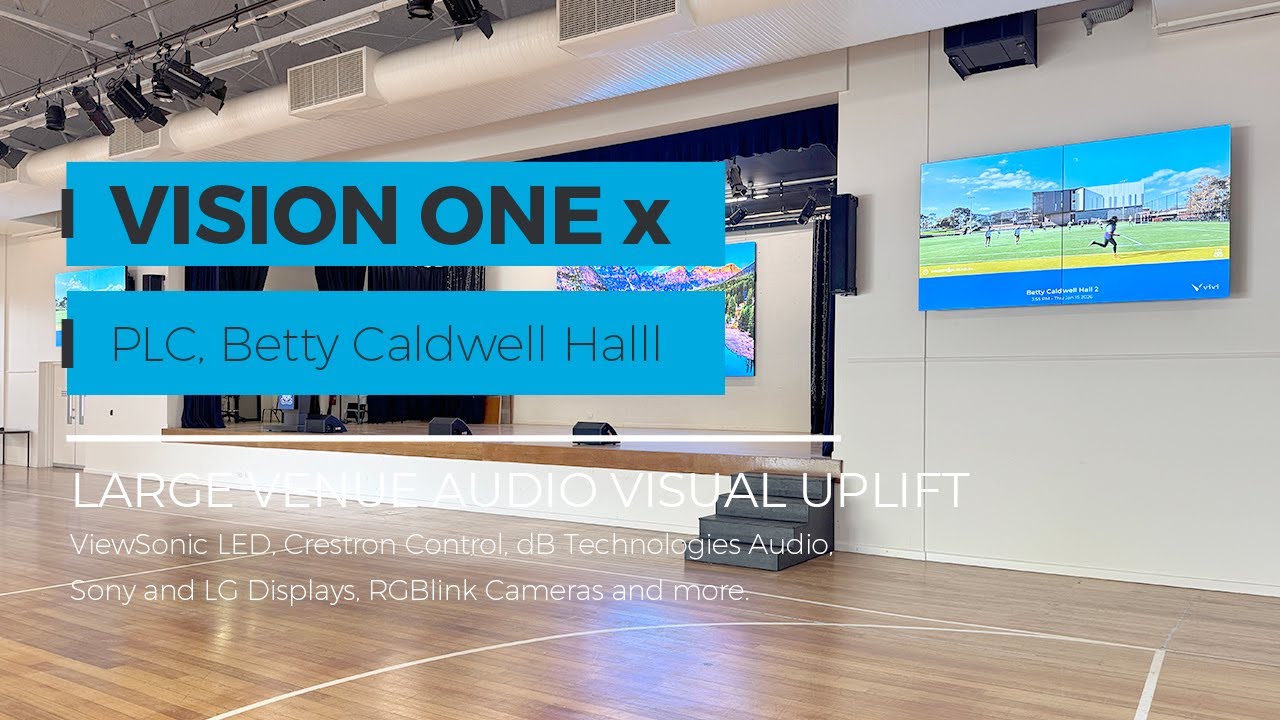 Presbyterian Ladies' College - Betty Caldwell Hall Audio Visual Uplift by Vision One