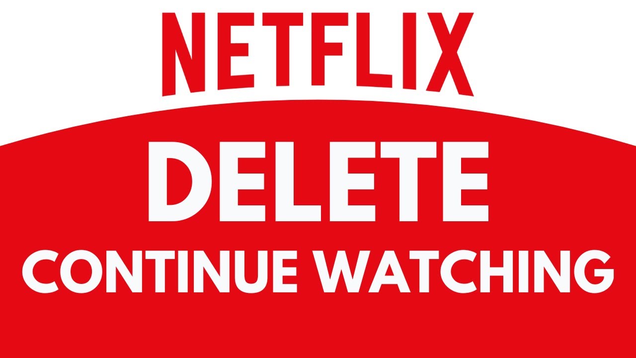 How To Delete Continue Watching in Netflix | Remove from Continue Watching | Netflix Tutorial