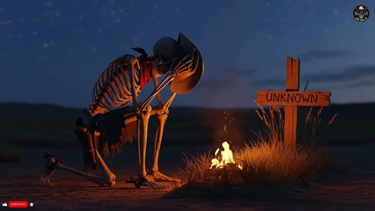 Lonely Skull in the Dust – Dark Country Western Night | Dark Skull ID #darkcountry #americana