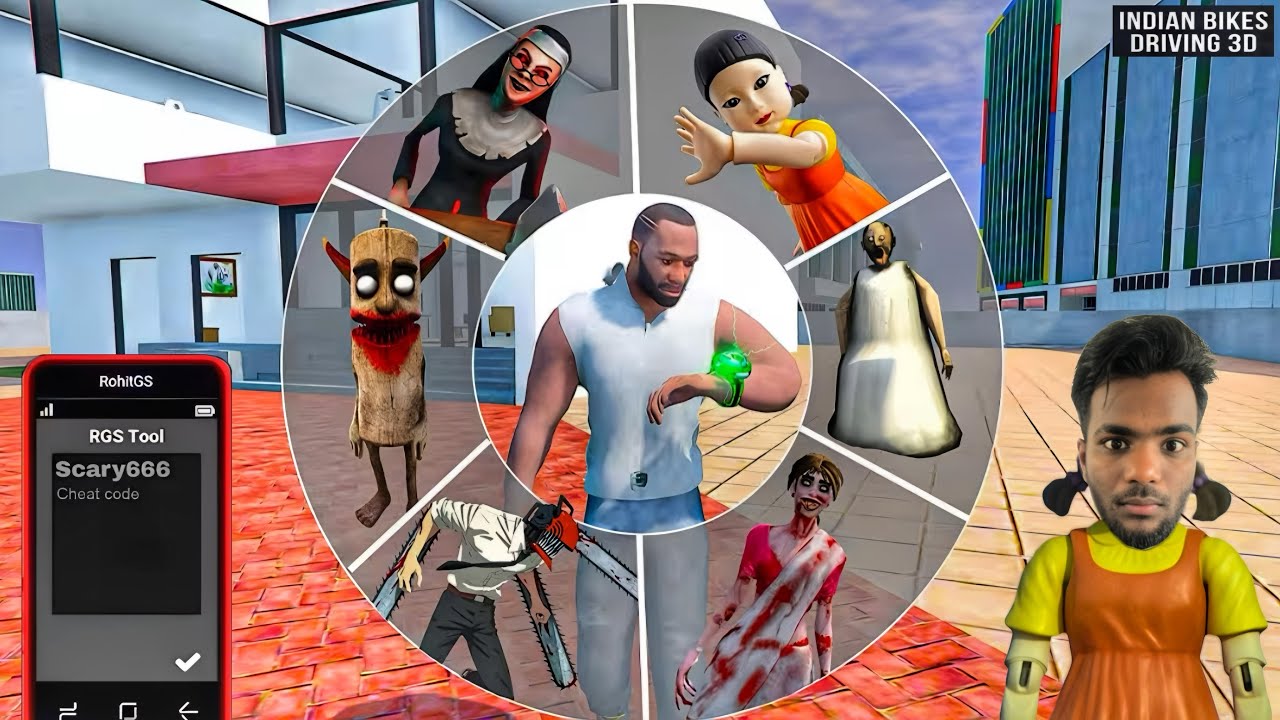 I Played as Every Ghost in Indian Bike Driving 3D 👻 | Bhutiya Characters Mod in IBD3D Tamil!