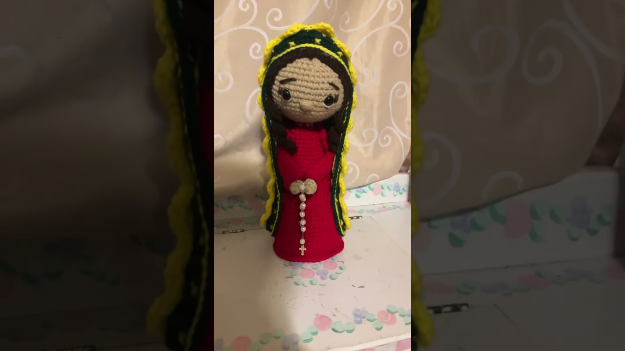 Crochet Virgin Mary #crochet #crochetting #crochetprojects #catholic