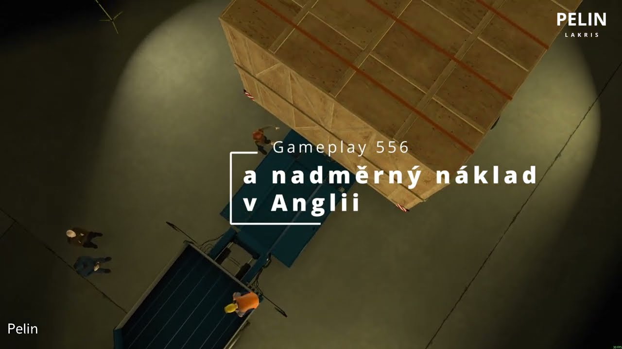 Gameplay 556 |  Euro Truck Simulator 2  verze 1.58 |  Nadměrný náklad v Anglii