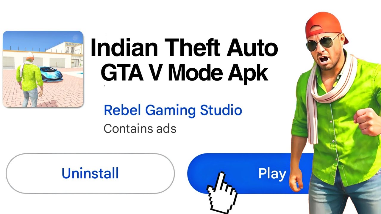 GTA 5 Mode in Indian Theft Auto Simulator | Indian Theft Auto Game GTA V Mode Download Link 