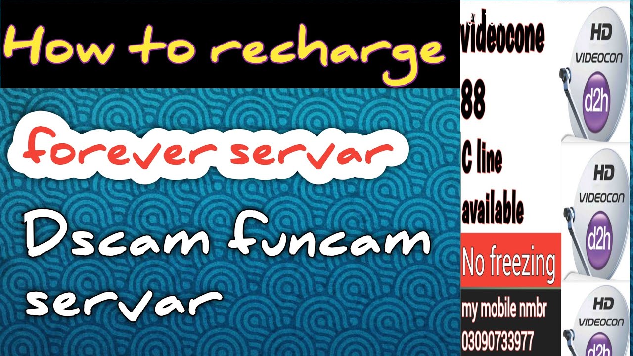 How to recharge foreaver server 1year funcam server 1year