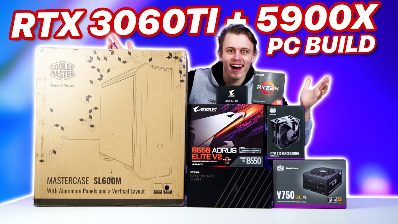 Ryzen 5900X + RTX 3060Ti PC BUILD! (2021) | TechTime