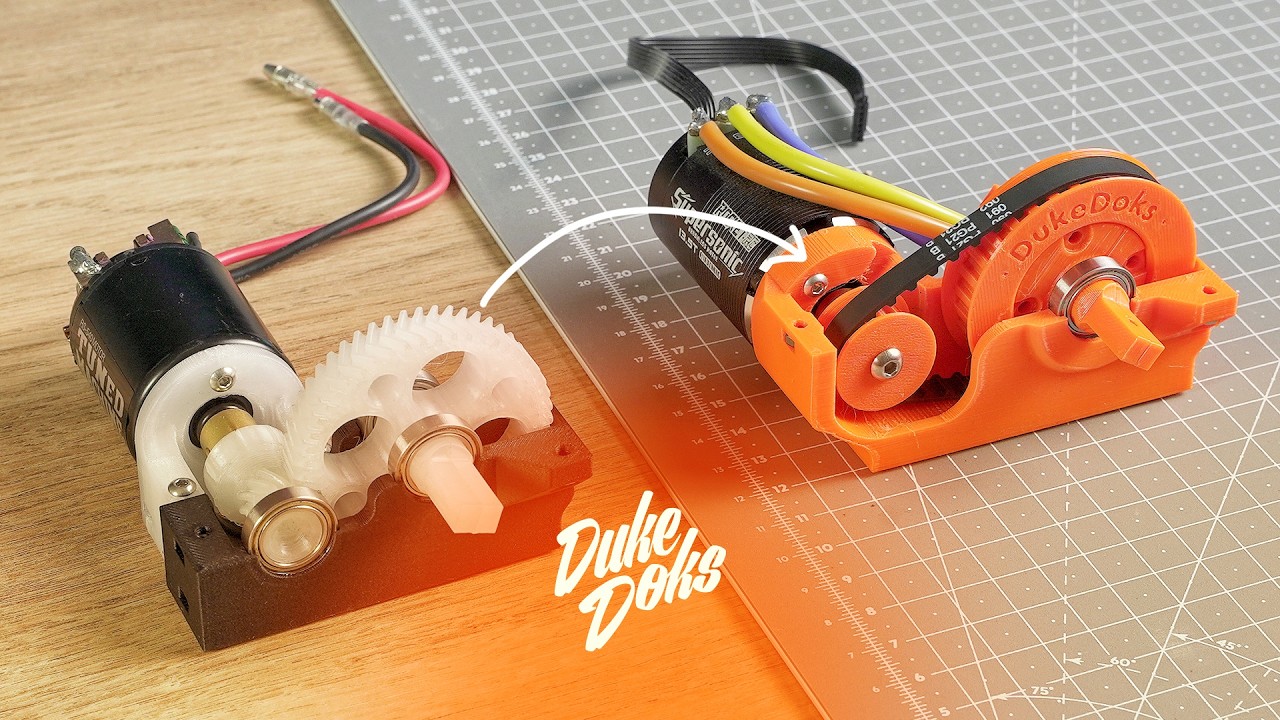 😡 Me EQUIVOCABA ¿Correas o Engranajes con impresión 3D? Modificación para mis RC