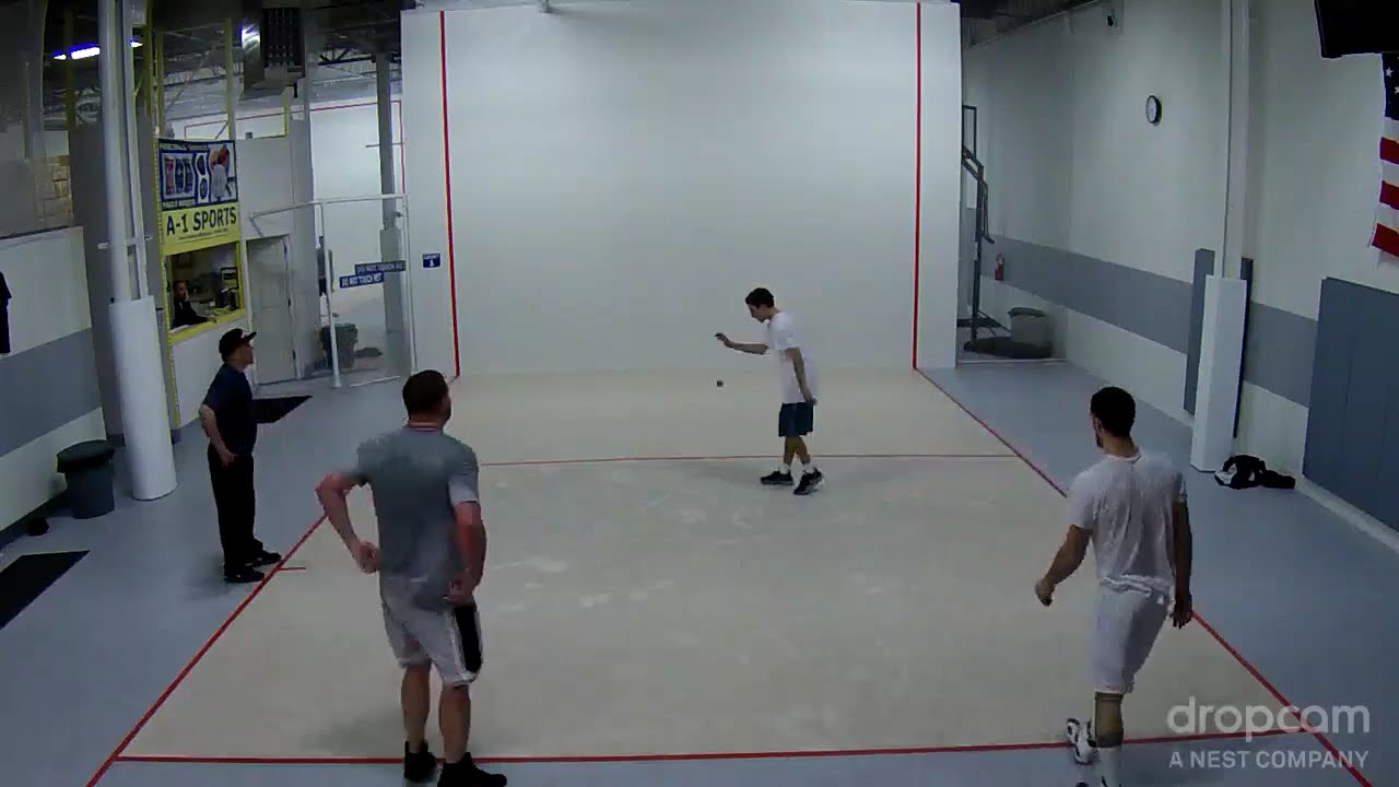 A-1 Sports - Retro Doubles Handball - Ant & Joey vs Mega Man & Ronal - Filmed By A-1 - 11.10.2014