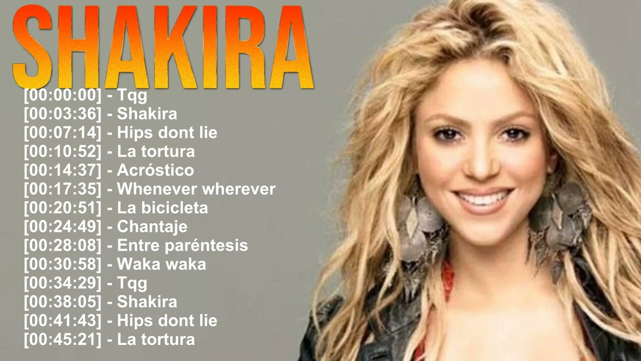 🌺 Shakira – A symbol of passion and grace, her melodies echo across generations 🎤