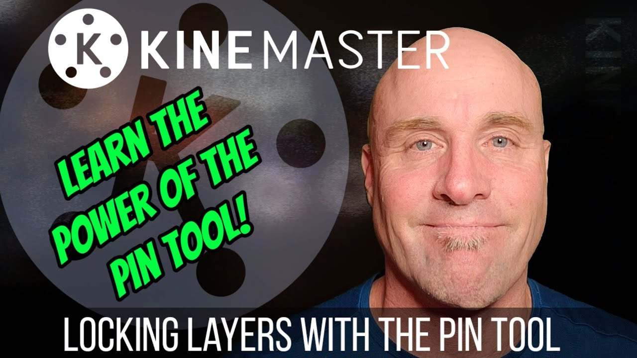 Kinemaster Tutorial: Using the Pin Tool to lock layer content in a fixed time position.