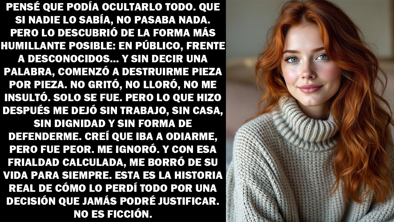 Mi exmarido se enteró frente a todos y arruinó mi vida sin tocarme