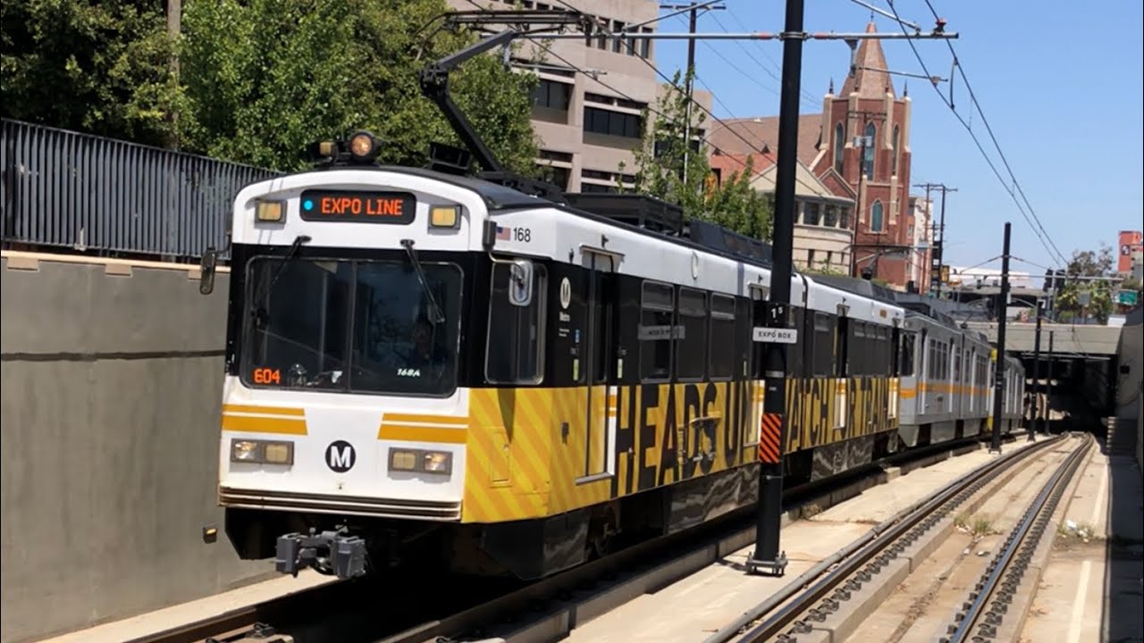 Metro Expo Line At Expo Park/USC Station