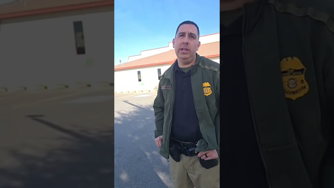 Confronting Border Patrol Supervisor on Civil Rights