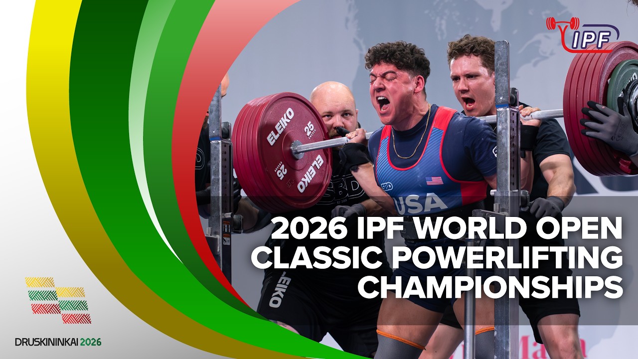 🔴 LIVE: Men, 83 kg B-Group - 2026 IPF World Open Classic Powerlifting Championships