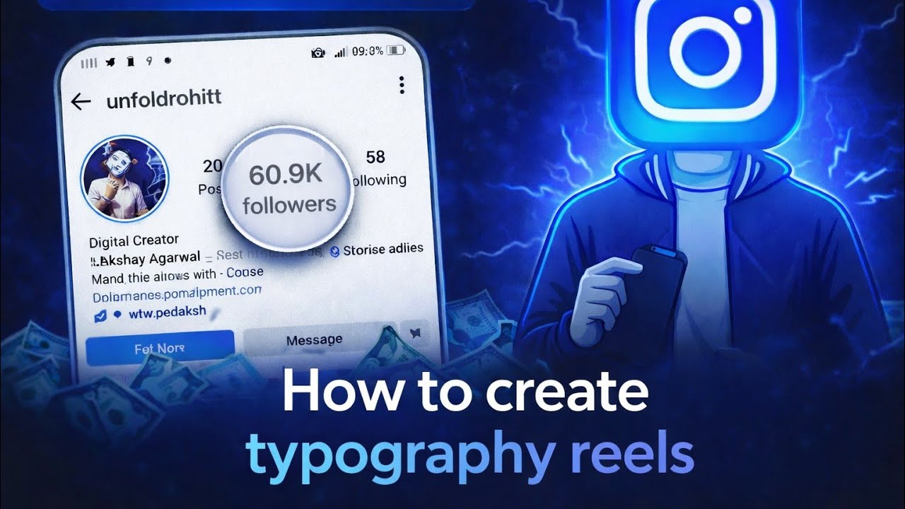 Typography Reels Kaise Banaye 😱 | Beginner to Pro Full Tutorial