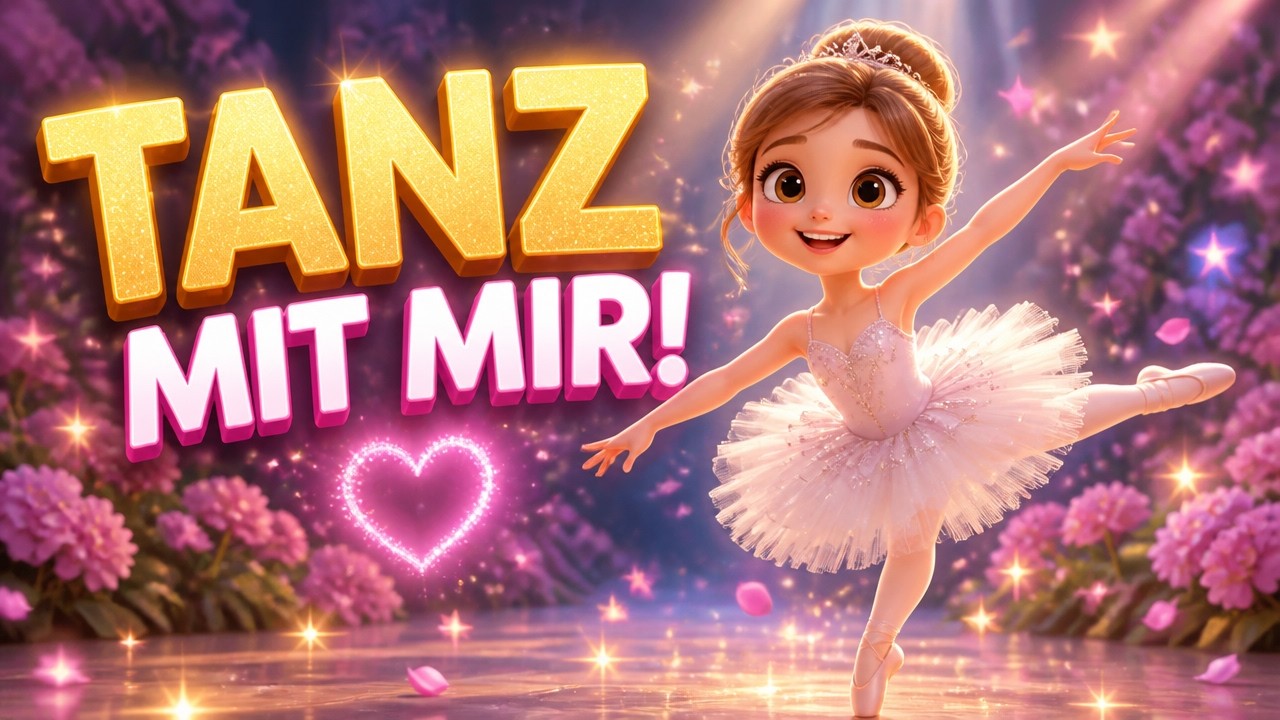 Ballerina Tanzlied für Kinder | Kleine Tänzerinnen im Tutu | Spaß & Freunde beim Ballett