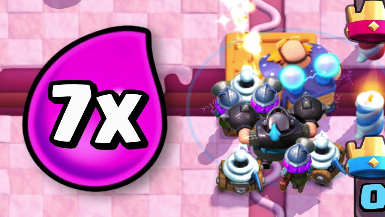 Best Infinite Elixir Challenge Deck! (Clash Royale)