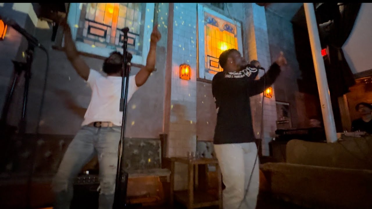 LA Rappers go crazy at their performance in Hollywood!