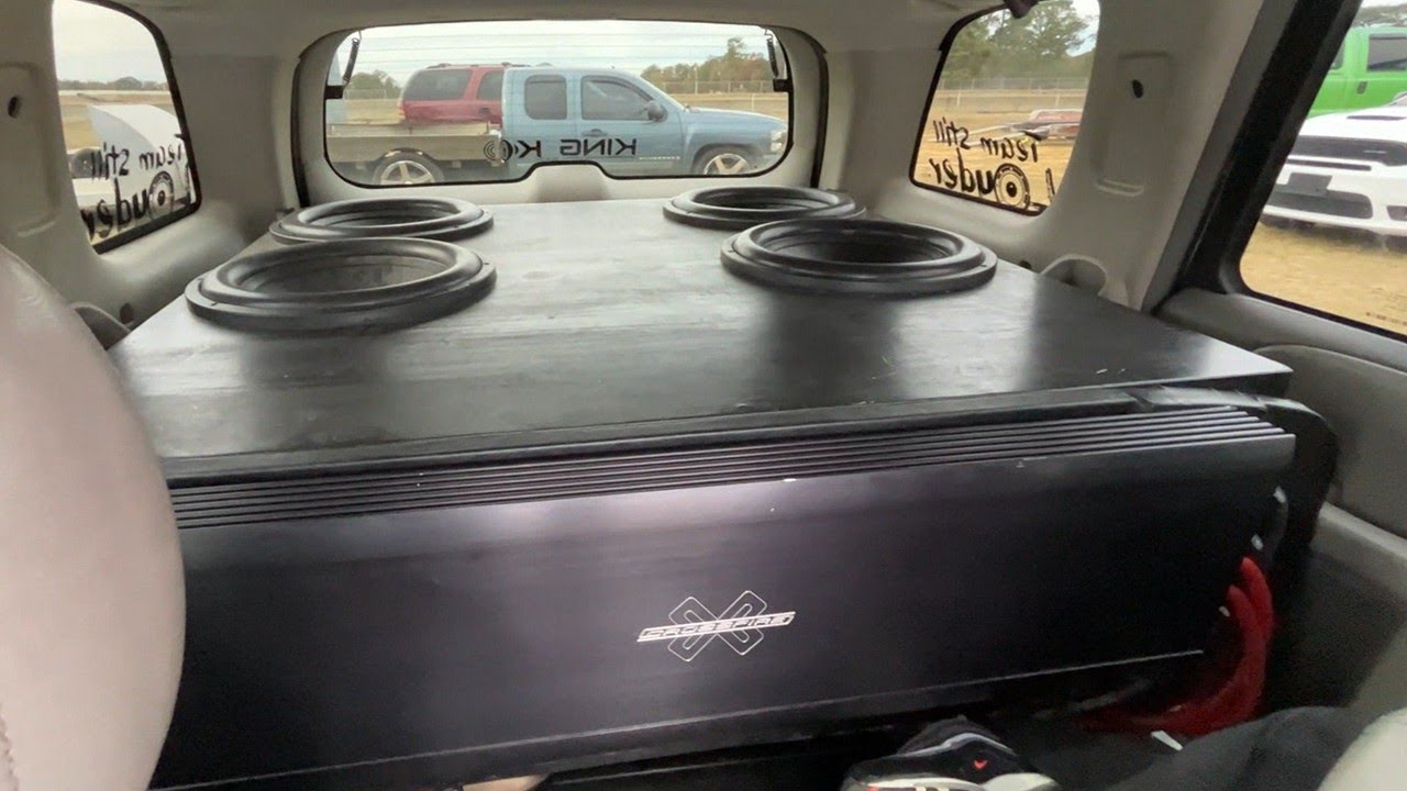 HUGE AMP PUT OUT TOO MUCH POWER ON SUBS AND THIS HAPPENED
