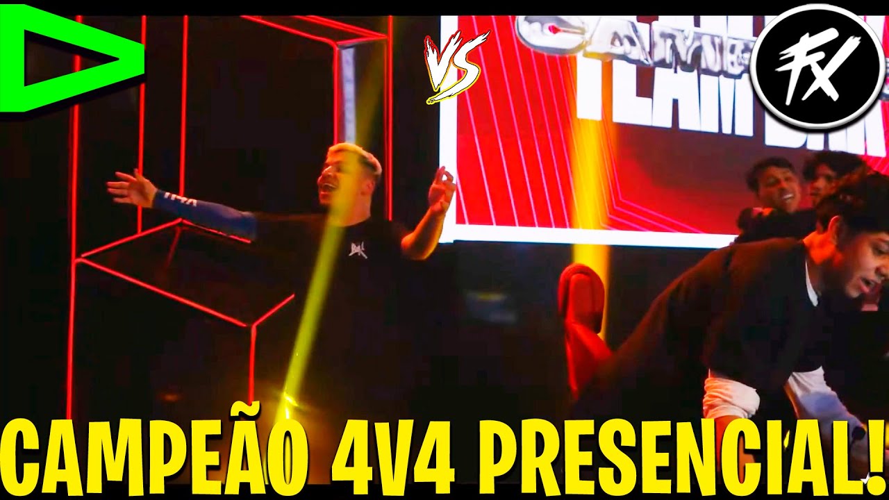 PRESENCIAL ROCK IN RIO 4V4 - FLUXO VS LOUD!! SURREAL FLUXO AMASSOU LOUD 3 A 1 FORA O SHOW!