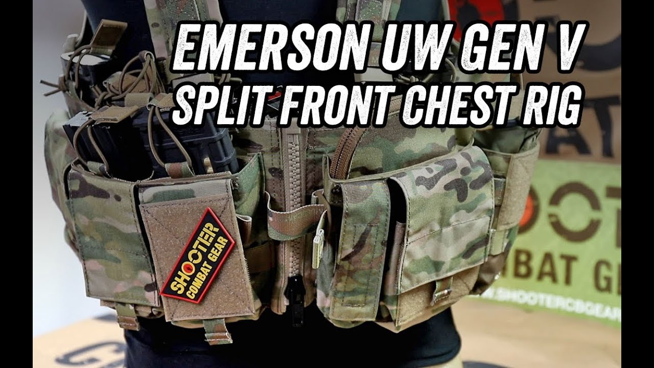 Emerson UW Gen V Split Front Chest Rig #EM7451