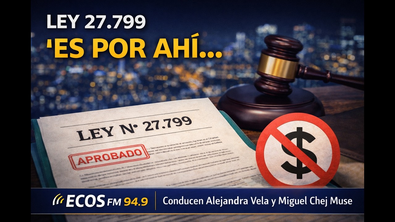 Ley 27.799: “Salvo las multas,  es por ahí..."| Miguel Chej Muse
