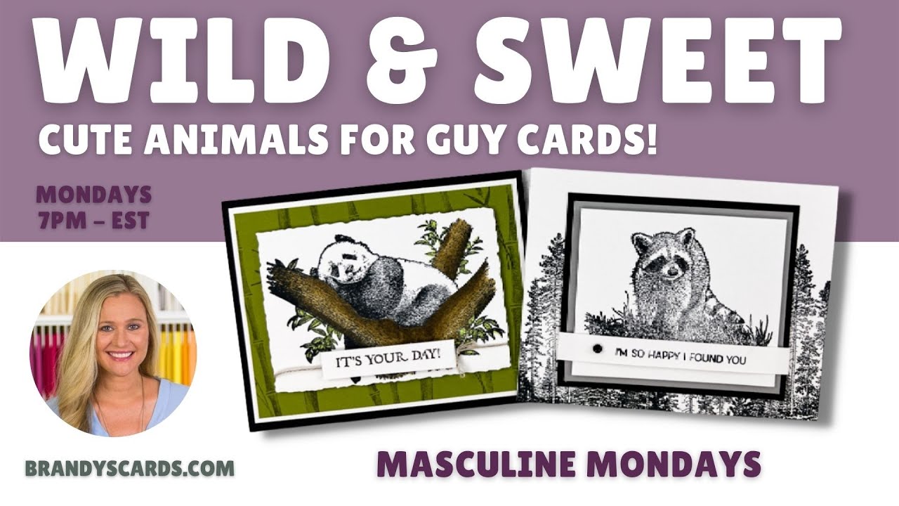 🔴 Wild & Sweet - Want to See How To Use Cute Animals For Guy Cards?