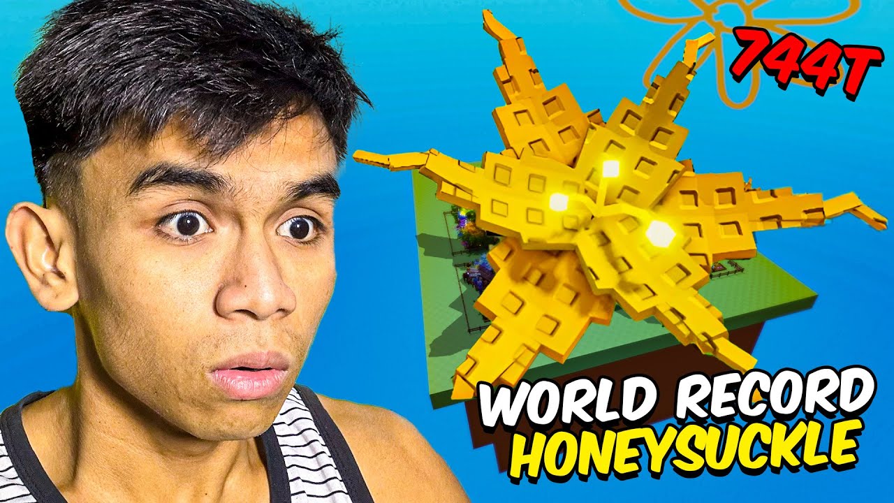 744 TRILLION na HONEYSUCKLE sa GROW A GARDEN - WORLD RECORD (PALDO)