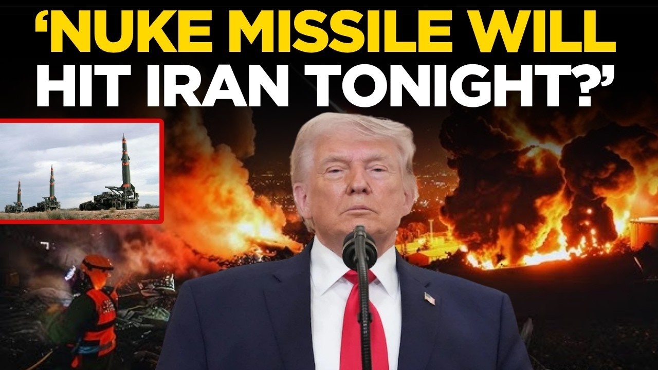 Breaking News LIVE: Trump Issues Massive &lsquo;Tonight&rsquo; Warning to Iran | Iran Govt In Shock! | Watch