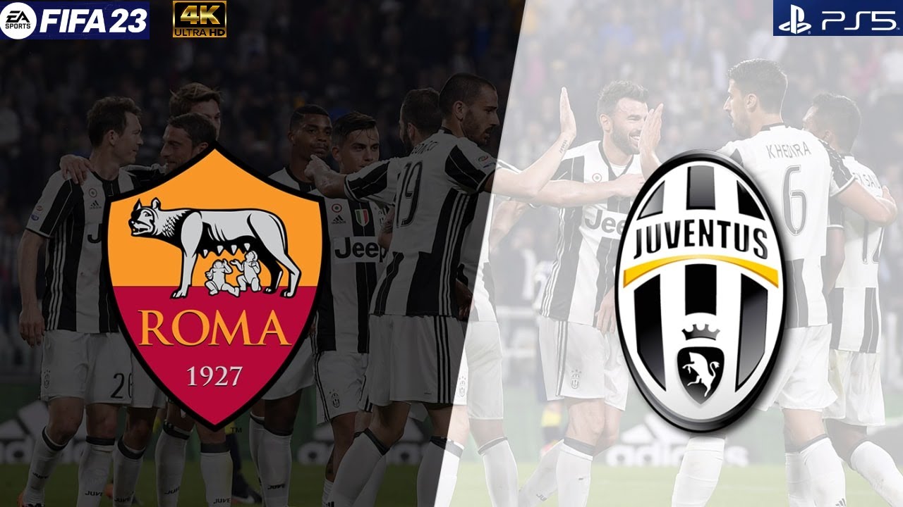 FIFA 23 - Roma vs Juventus | PS5 gameplay [4K]  | Serie A 05.03.2023